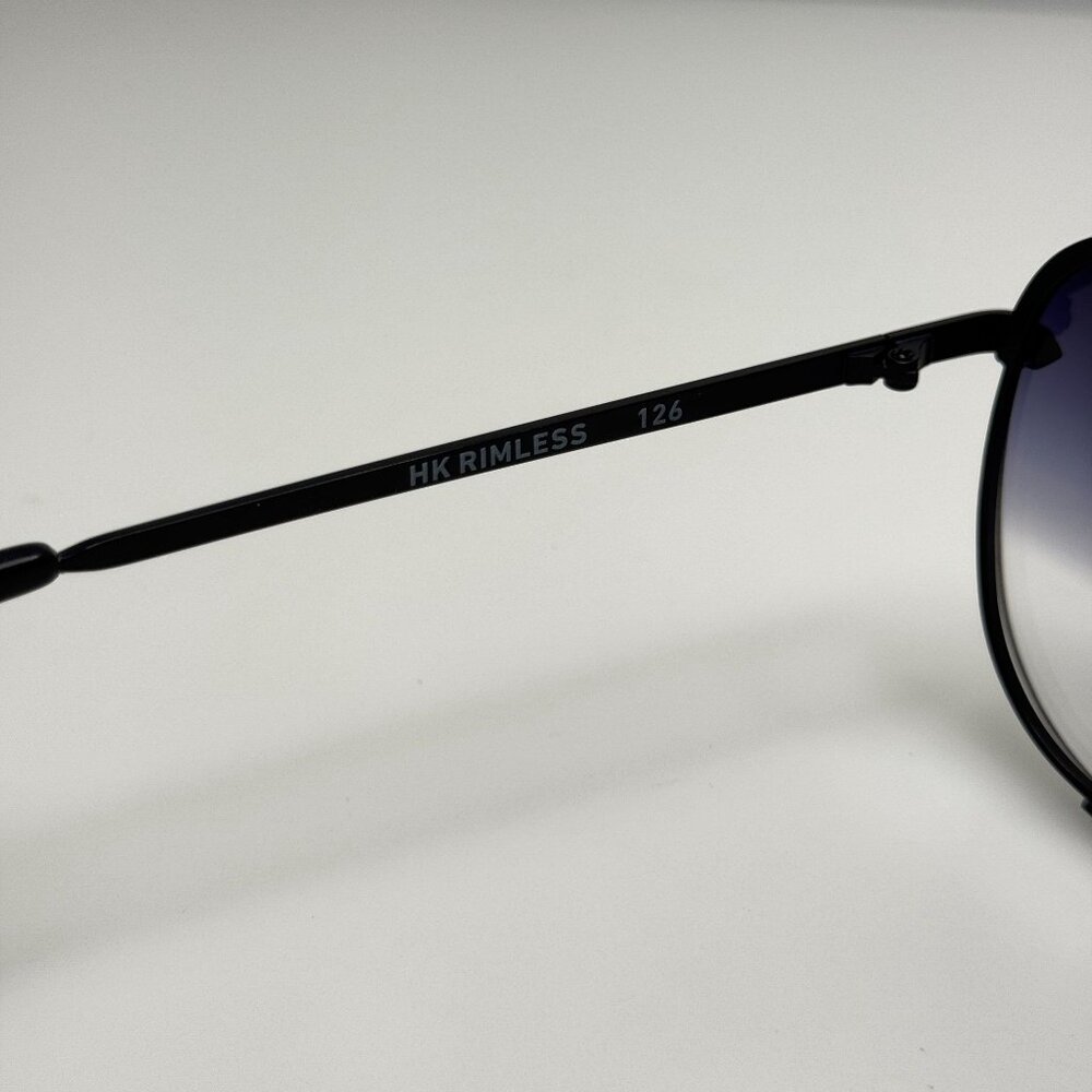 Quay Sunglasses HK Rimless 126 Black B - Picture 6 of 8